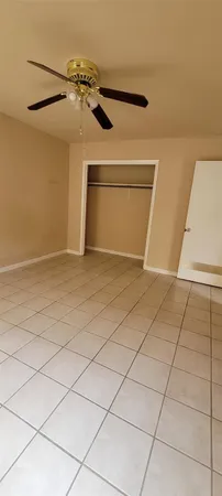 a view of a garage