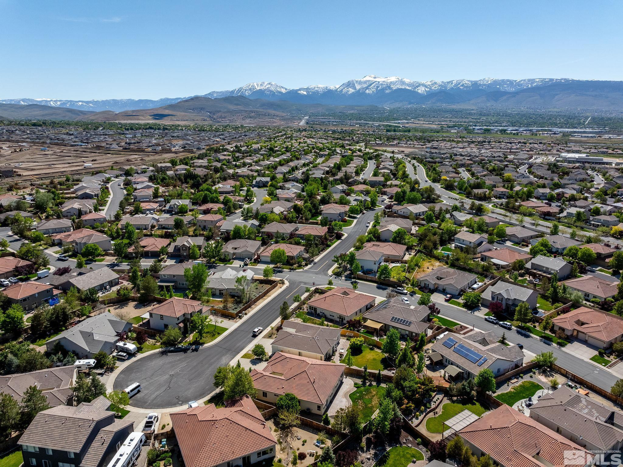 2685 Alder Bridge Court Reno, NV 89521 - Photo 36 of 38 an aerial view of multiple house