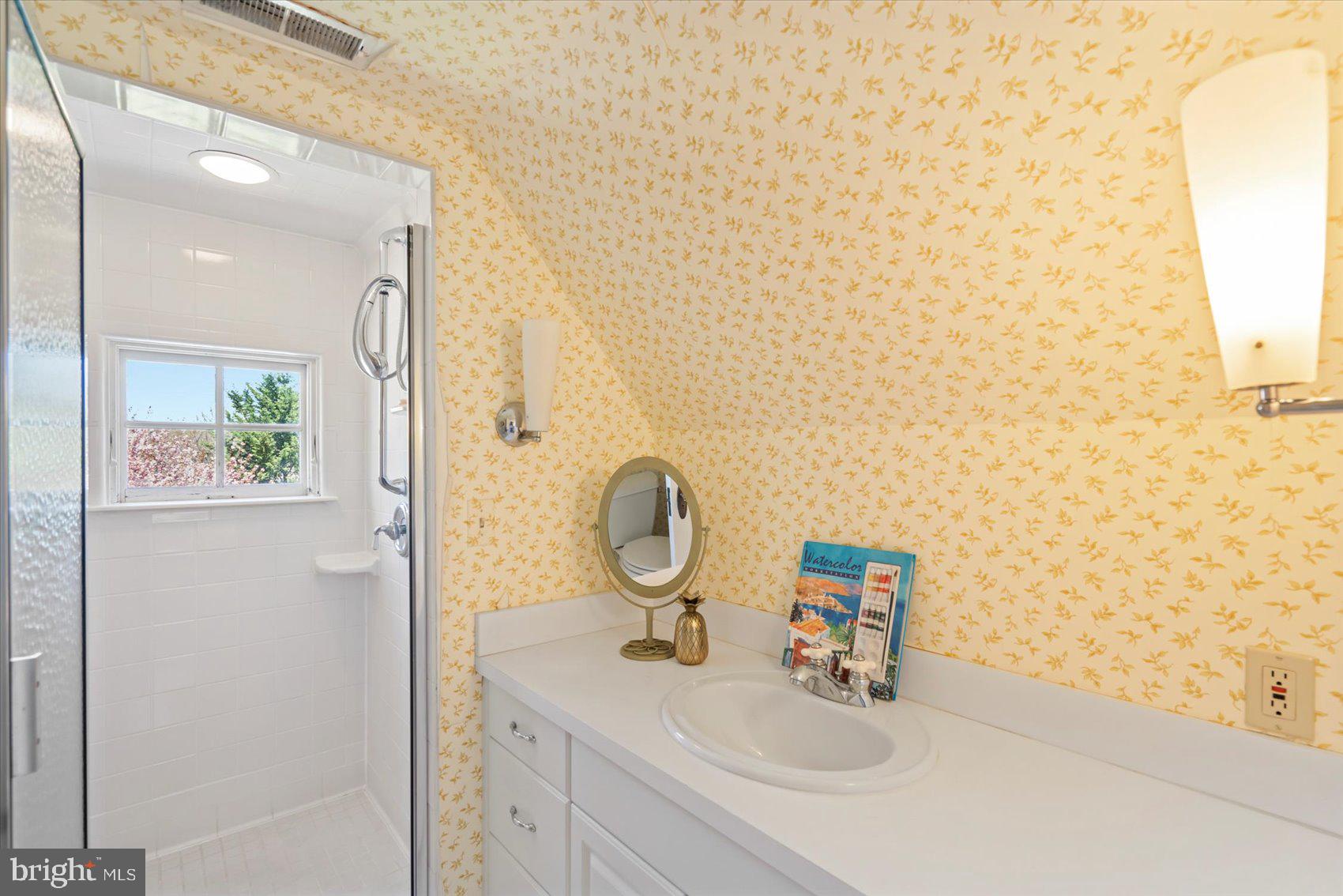 600 Somerset Road Baltimore, MD 21210 - Photo 46 of 59 a bathroom with a sink and a mirror