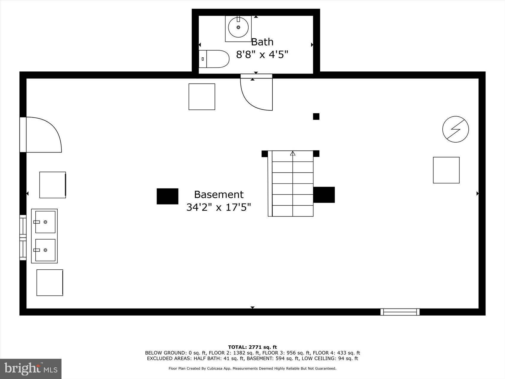 600 Somerset Road Baltimore, MD 21210 - Photo 58 of 59 a picture of a cabinet with a white and white refrigerator