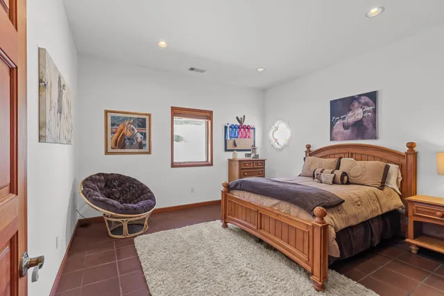 a view of a yard with trees