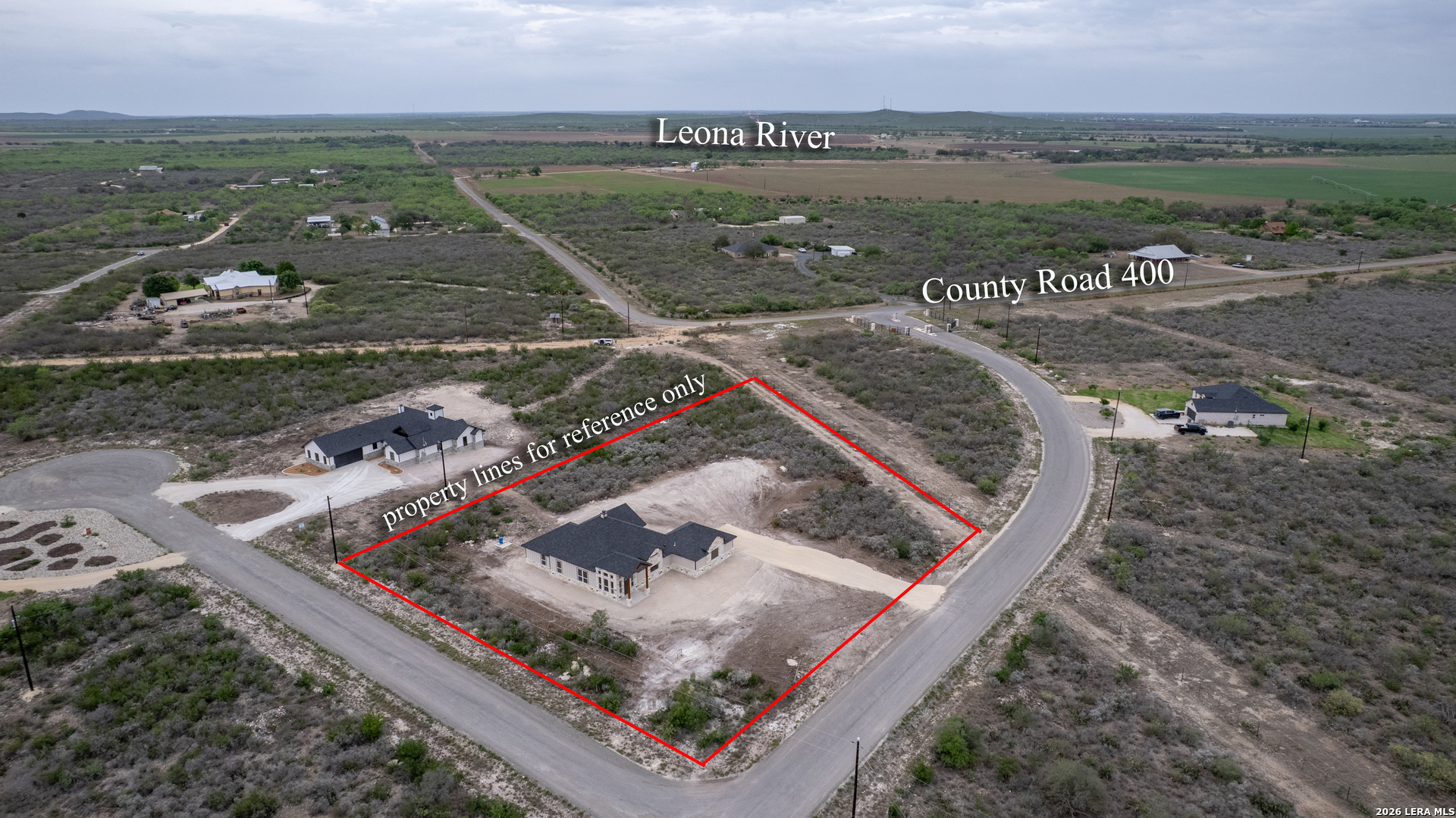 22 Greystone Hills Uvalde, TX 78801 - Photo 36 of 68 an aerial view of a residential houses with outdoor space