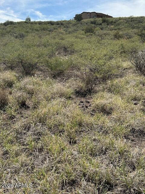 15425 East Upper Ridge Lane, Unit 411 Mayer, AZ 86333 - Photo 12 of 29 a view of a dry yard with mountains in the background
