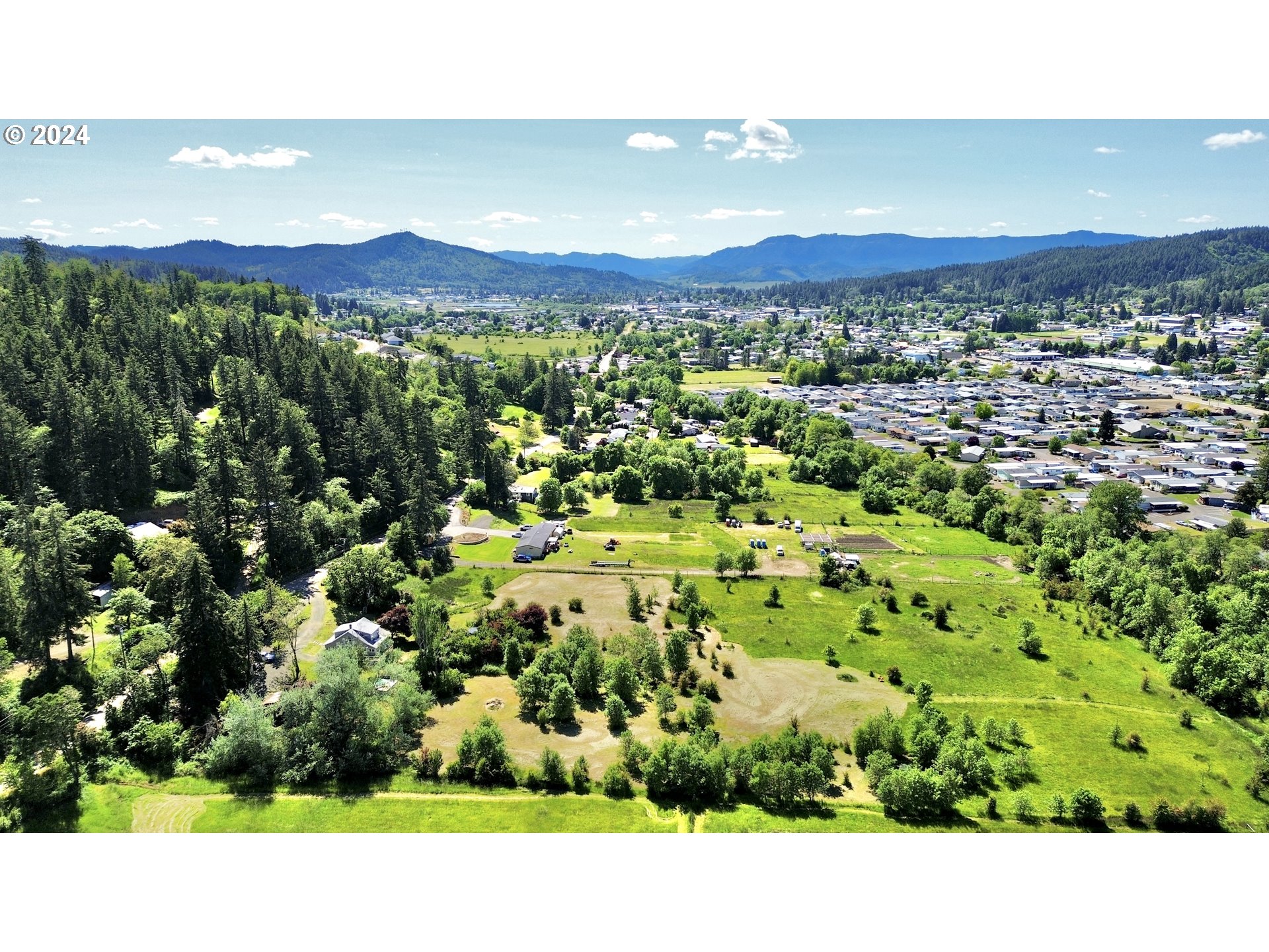 1463 Southside Road Sutherlin, OR 97479 - Photo 3 of 48 a view of a city with sunset view