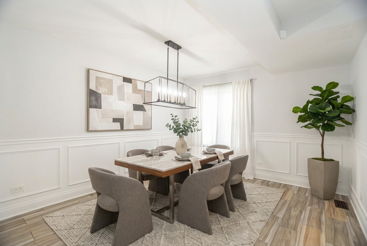 14451 South Ravinia Avenue, Unit 1 Orland Park, IL 60462 - Photo 6 of 22 a dining room with furniture and window