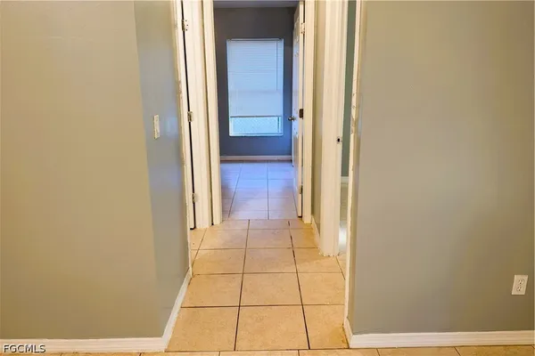 a view of front door