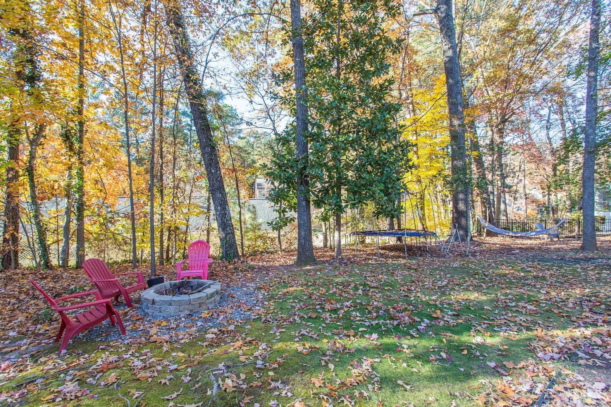 7013 Sandringham Drive Raleigh, NC 27613 - Photo 23 of 25 a view of a backyard with trees