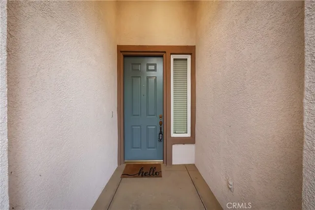 a view of an entryway door