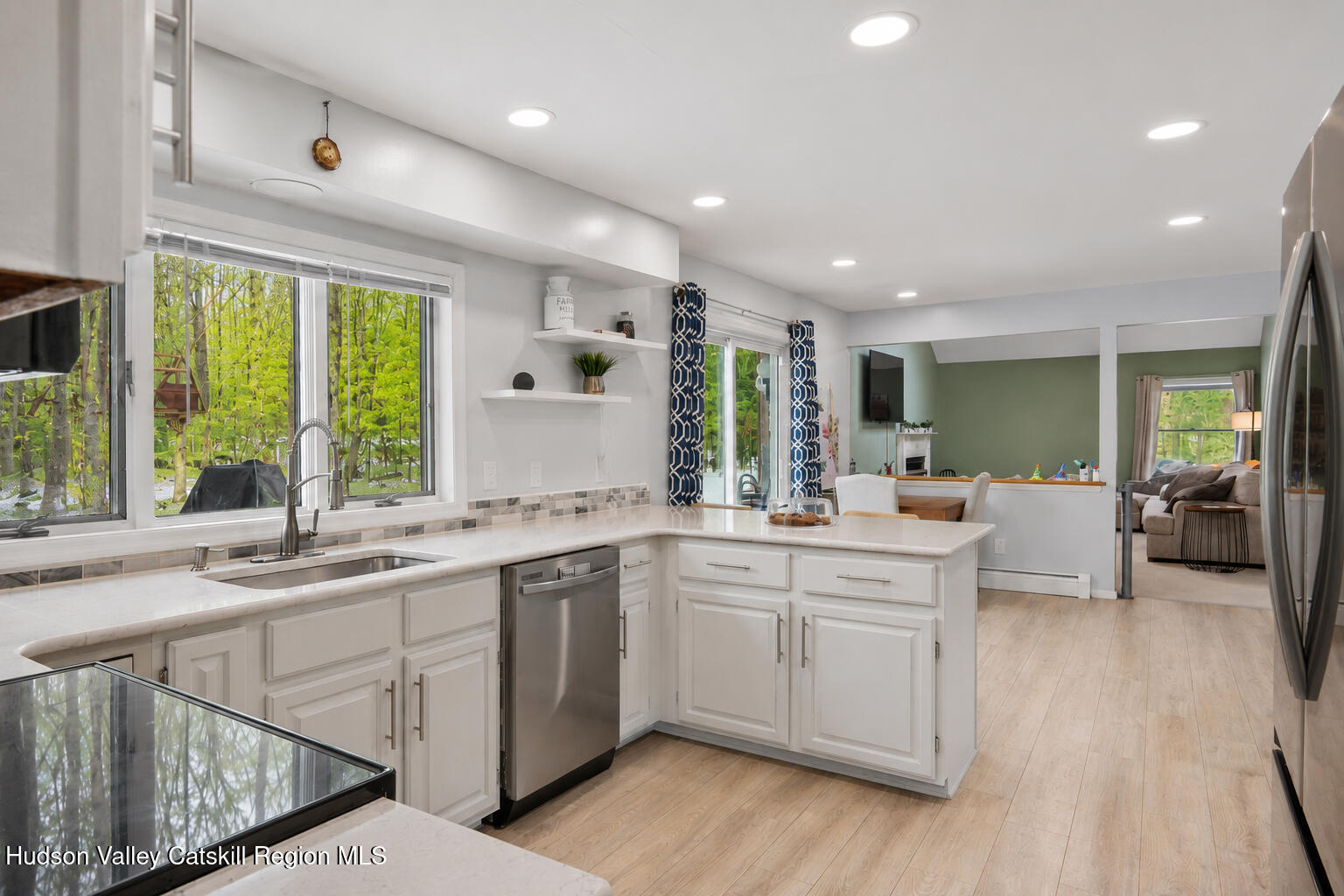 25 Old Farm Road Shokan, NY 12481 - Photo 5 of 22 a kitchen with sink attached with living room