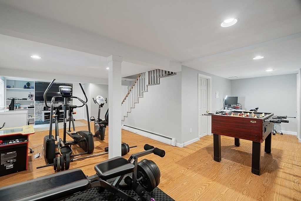 473 Main Street Boxford, MA 01921 - Photo 34 of 42 a view of a room with gym equipment