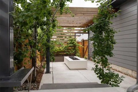 a view of outdoor space and deck