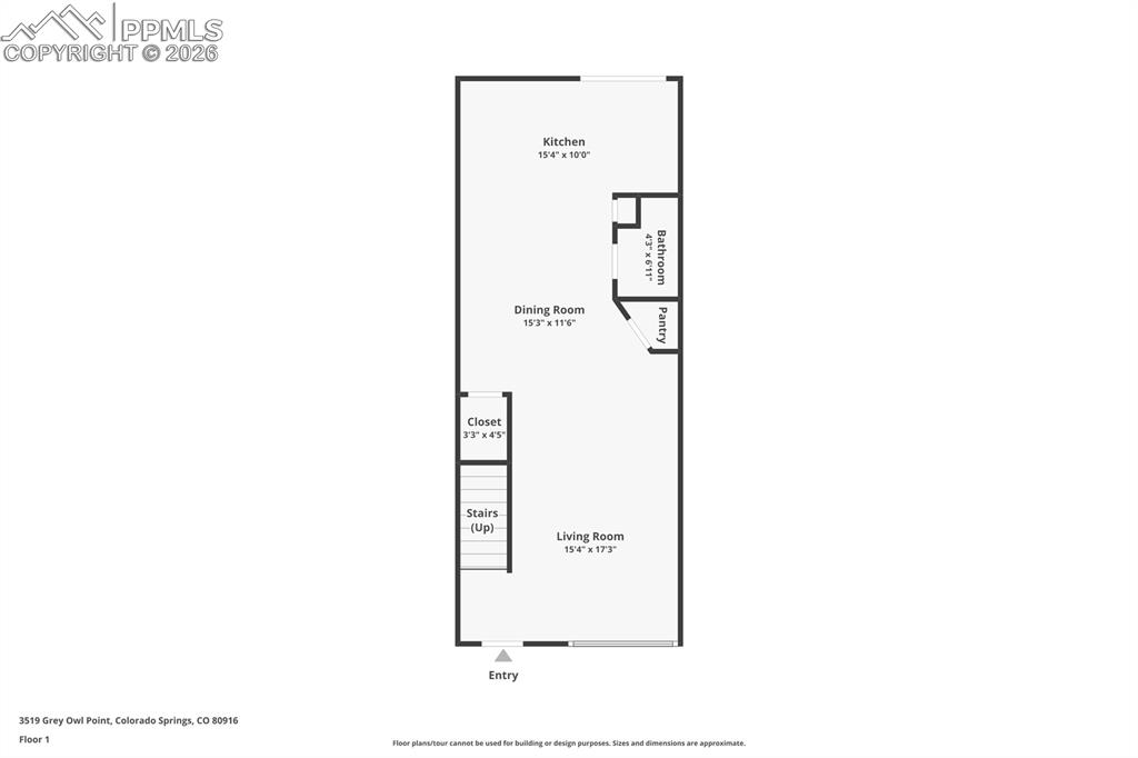 3519 Grey Owl Point Colorado Springs, CO 80916 - Photo 27 of 29 View of home floor plan