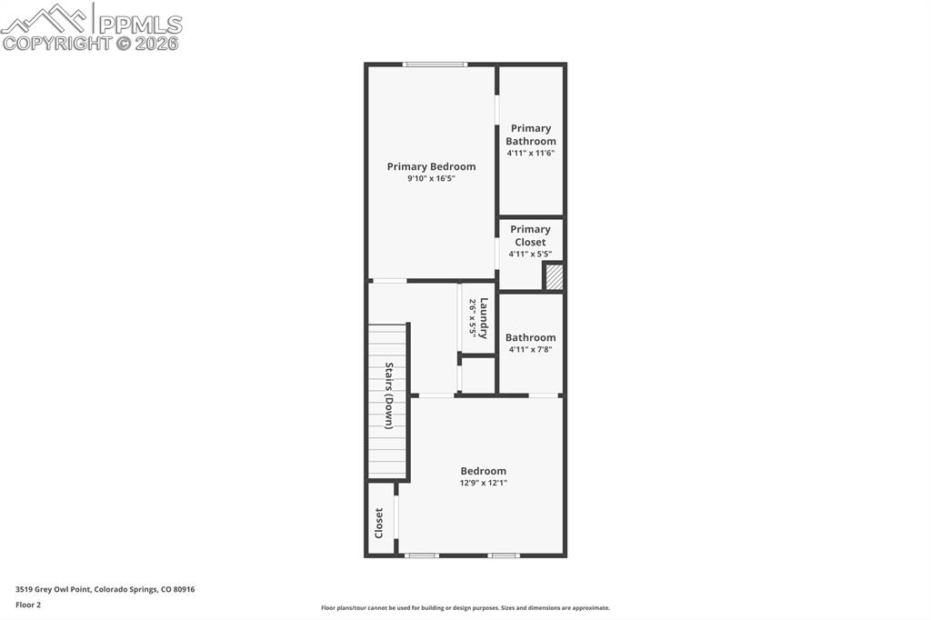 3519 Grey Owl Point Colorado Springs, CO 80916 - Photo 28 of 29 View of home floor plan