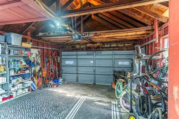 a view of storage and utility room