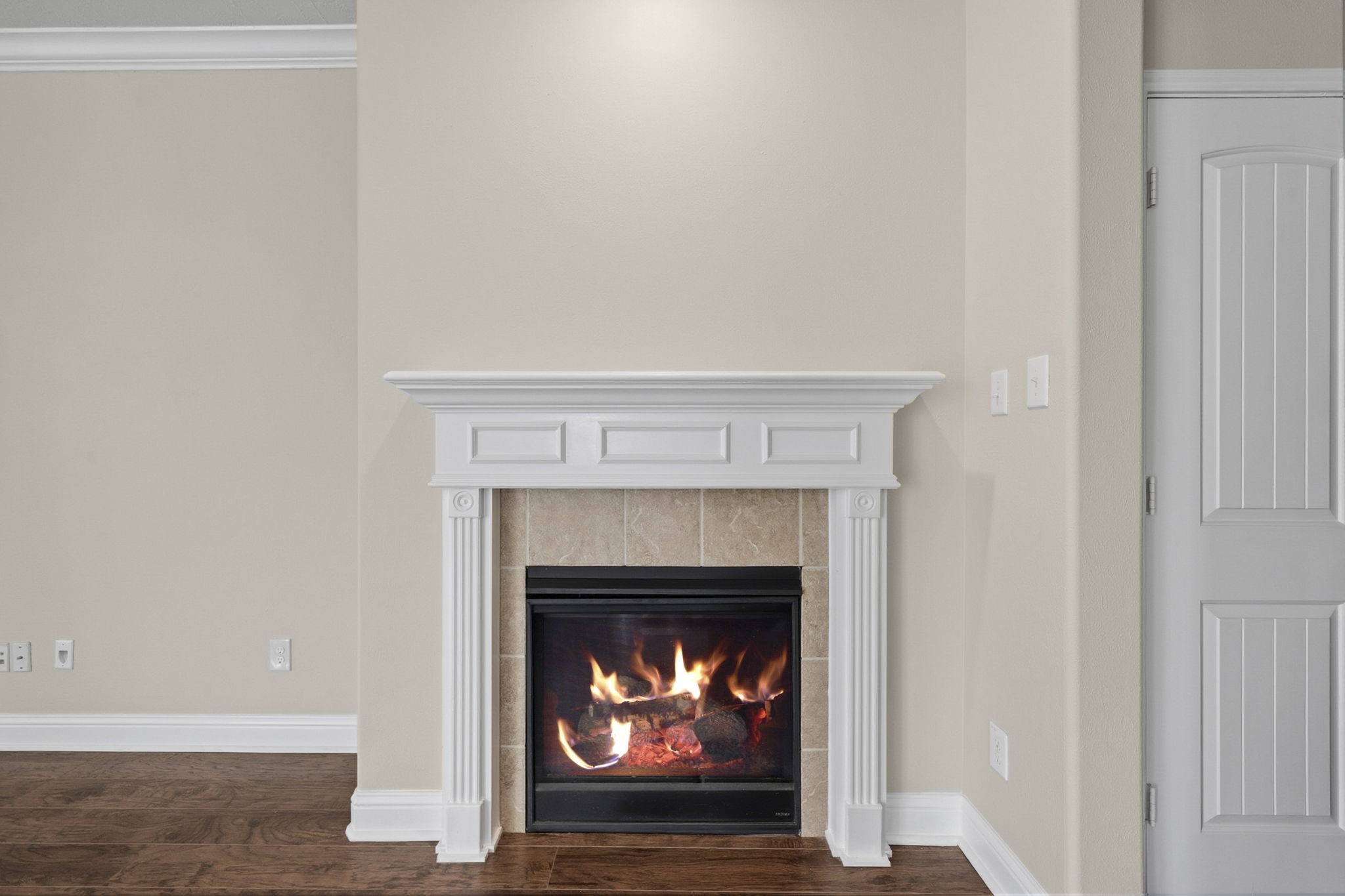 8507 Clarkman Ridge Lane Cypress, TX 77433 - Photo 23 of 48 a living room with a fireplace