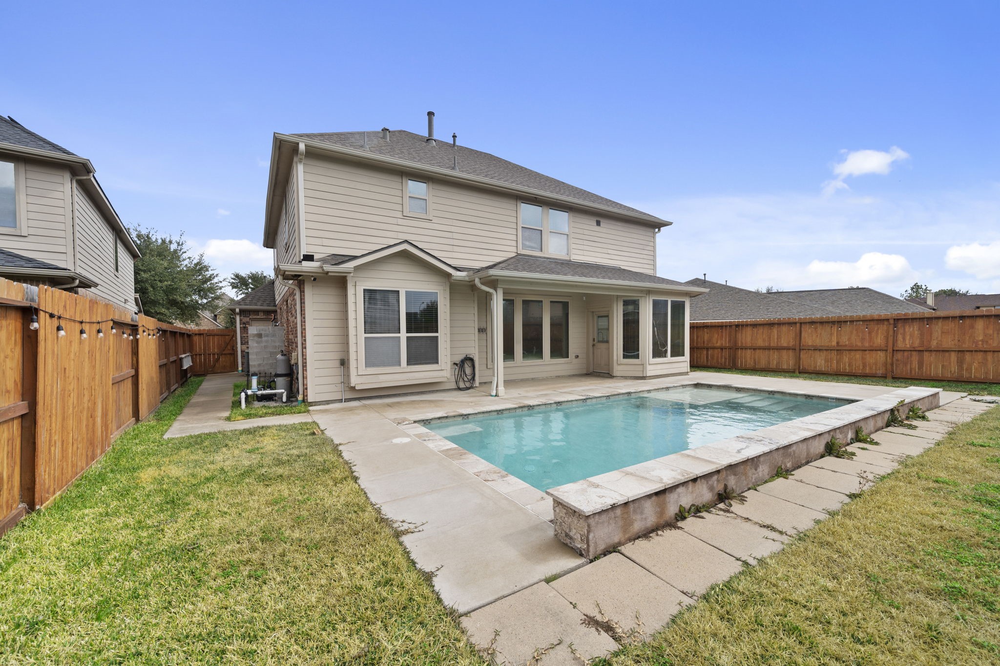8507 Clarkman Ridge Lane Cypress, TX 77433 - Photo 45 of 48 a view of a house with backyard