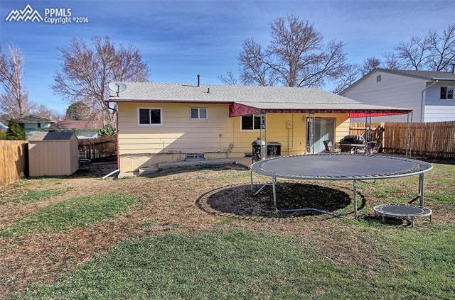 4735 Cheerful Road Colorado Springs, CO 80917 - Photo 25 of 25 Rear of home with storage shed