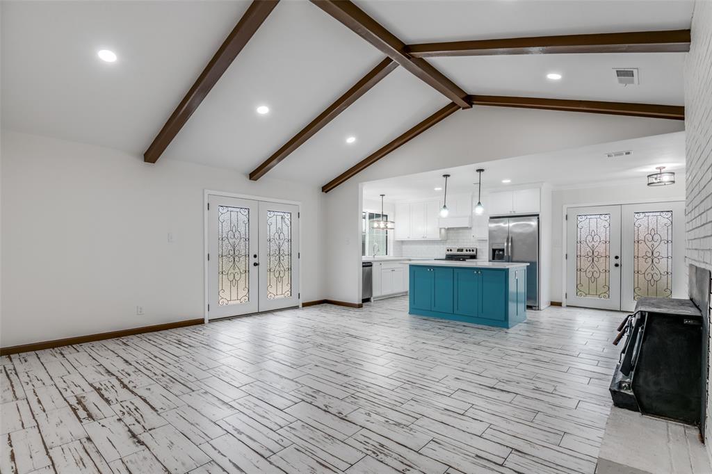 1055 Wright Street Terrell, TX 75160 - Photo 7 of 20 a view of kitchen and kitchen with granite countertop wooden floor