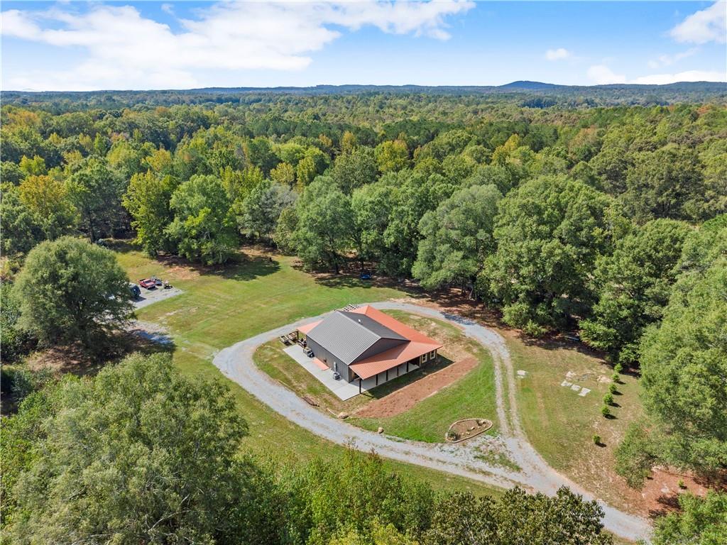 455 Cliff Nelson Road Taylorsville, GA 30178 - Photo 38 of 42 an aerial view of a residential houses with outdoor space and trees all around