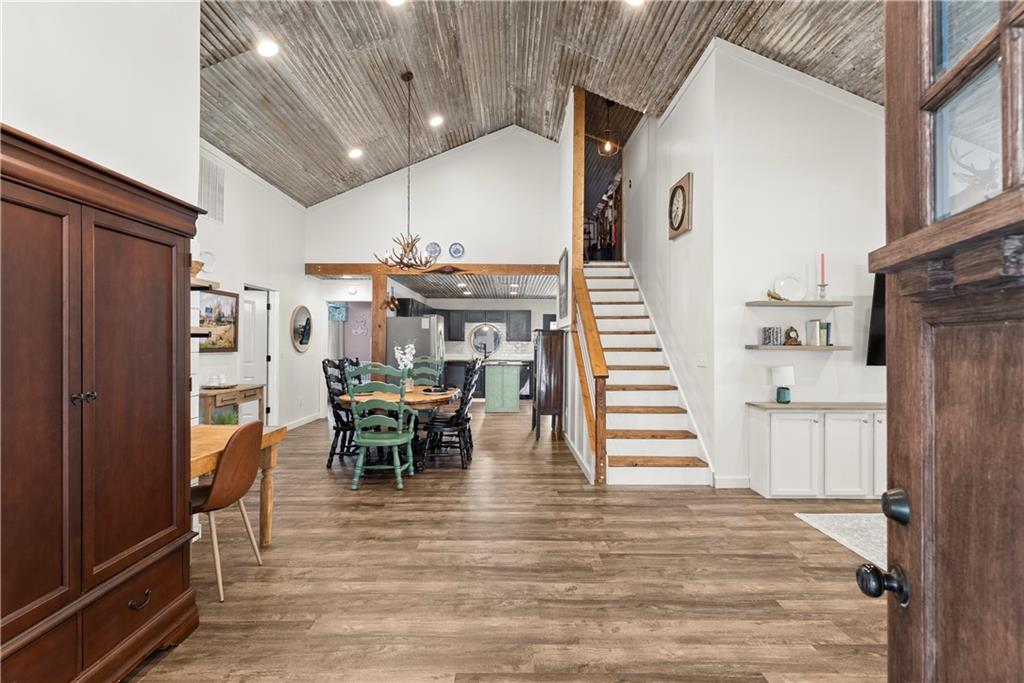 455 Cliff Nelson Road Taylorsville, GA 30178 - Photo 5 of 42 a view of a dining room with furniture entryway and wooden floor