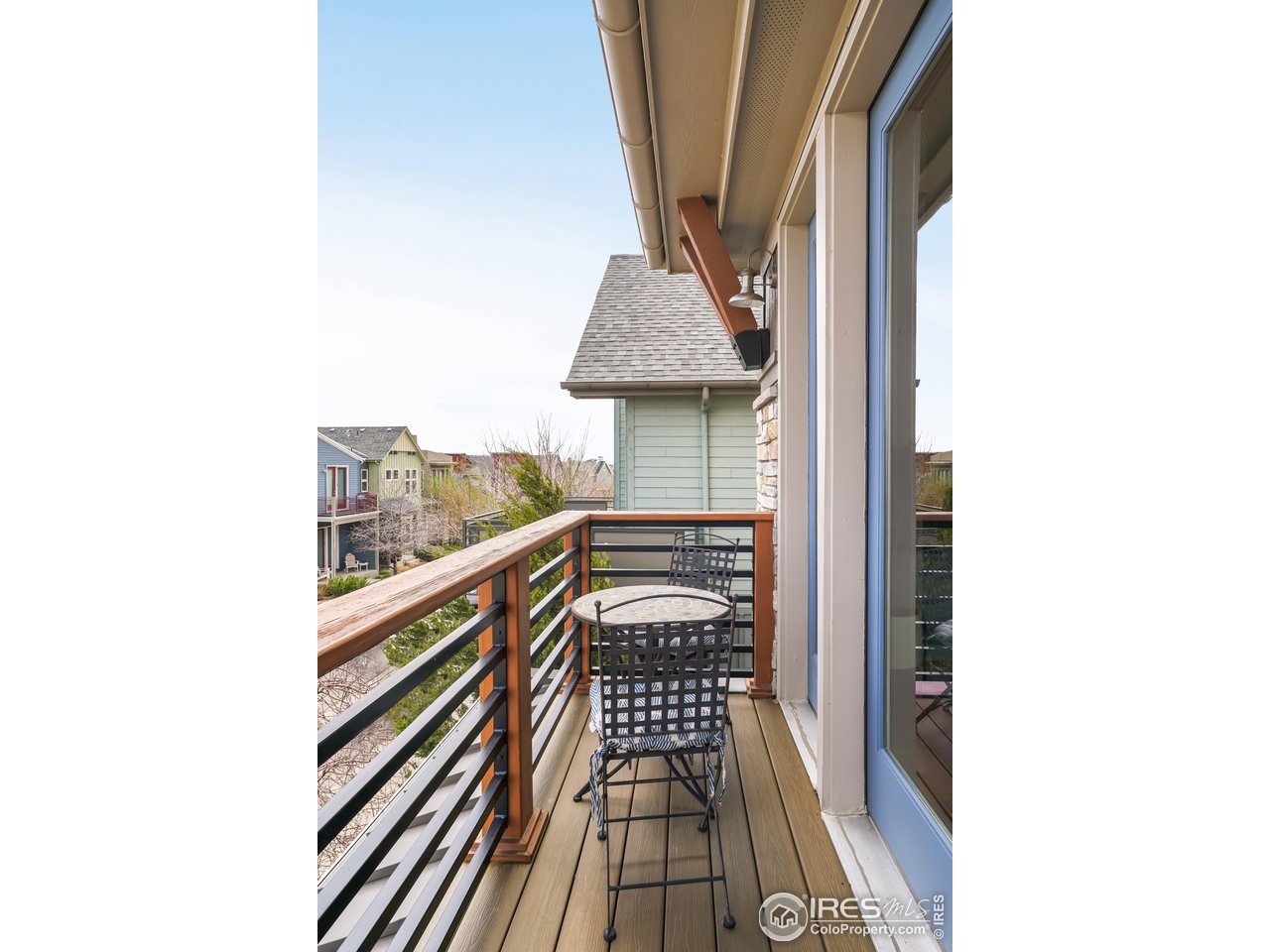 5263 Denver Street Boulder, CO 80304 - Photo 21 of 40 a view of balcony with wooden floor