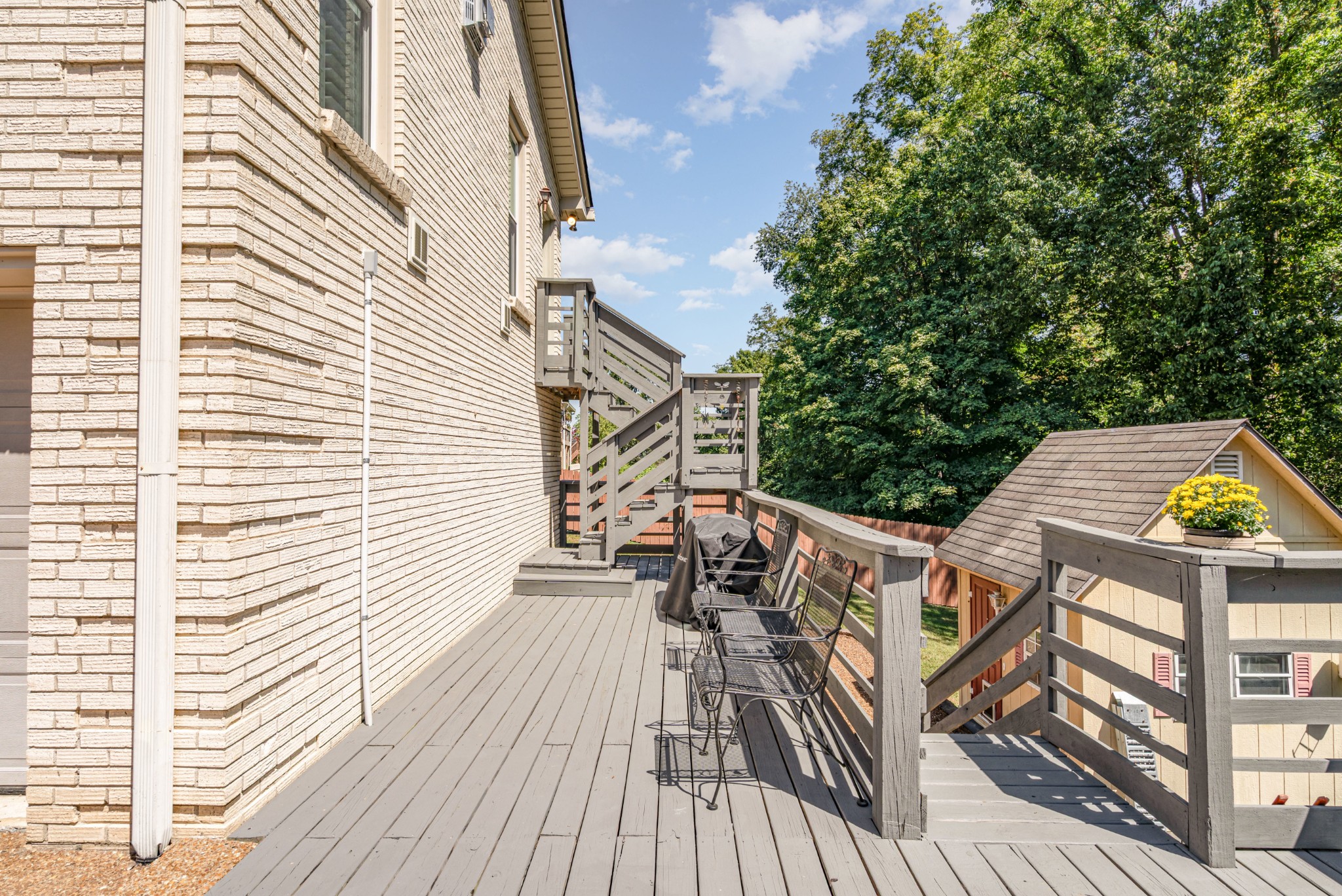 240 Green Harbor Road Old Hickory, TN 37138 - Photo 20 of 30 a view of deck with seating space and trees