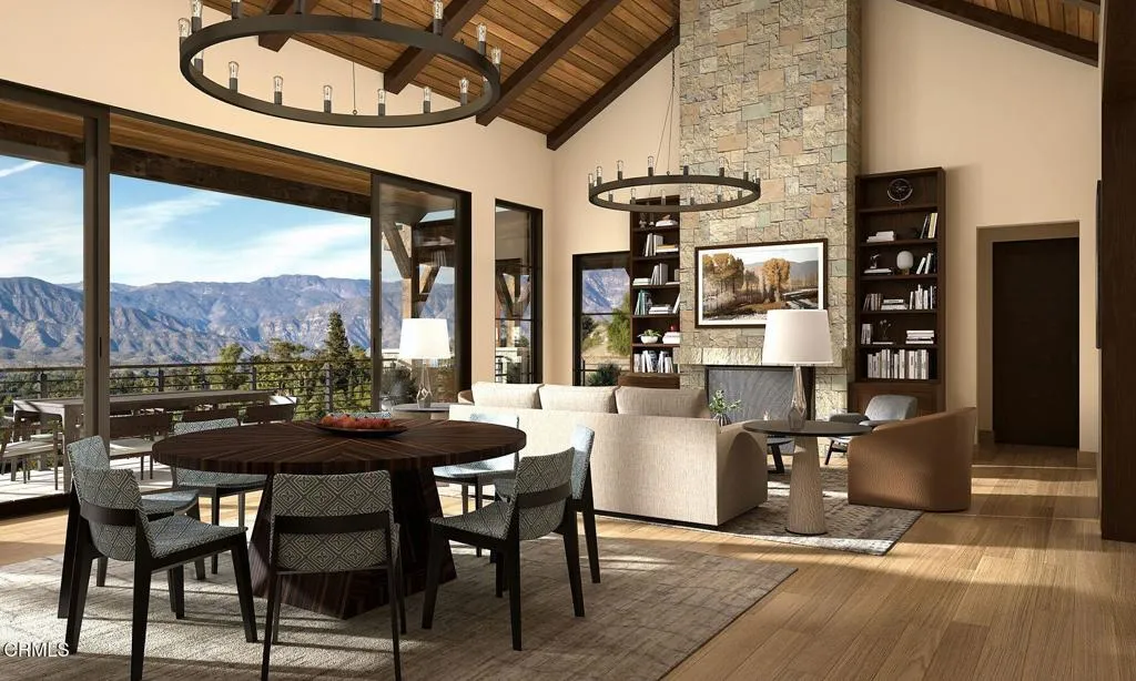 0 Encino Oak View Oak View, CA 93022 - Photo 29 of 50 a view of a dining room with furniture window and outside view