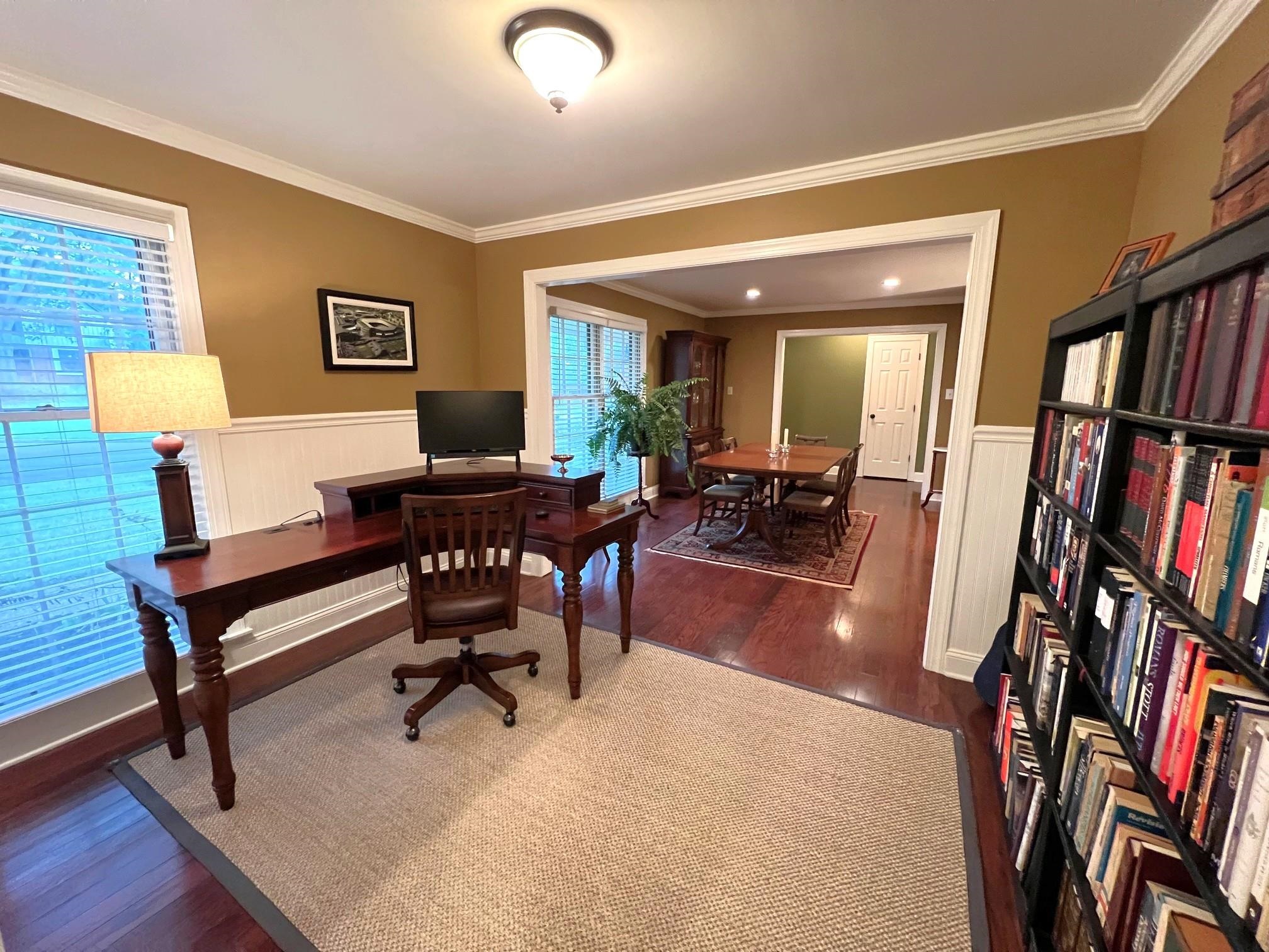 499 Rutledge Cove Collierville, TN 38017 - Photo 8 of 20 a workspace with furniture bookshelf and a window