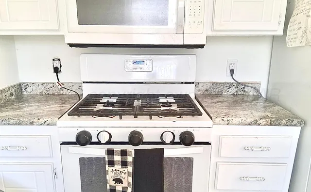 a close view of a stove