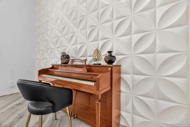 a room with furniture and a window