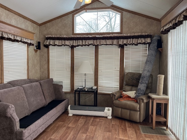 2795 East 28th Road Marseilles, IL 61341 - Photo 5 of 22 a living room with furniture and a flat screen tv