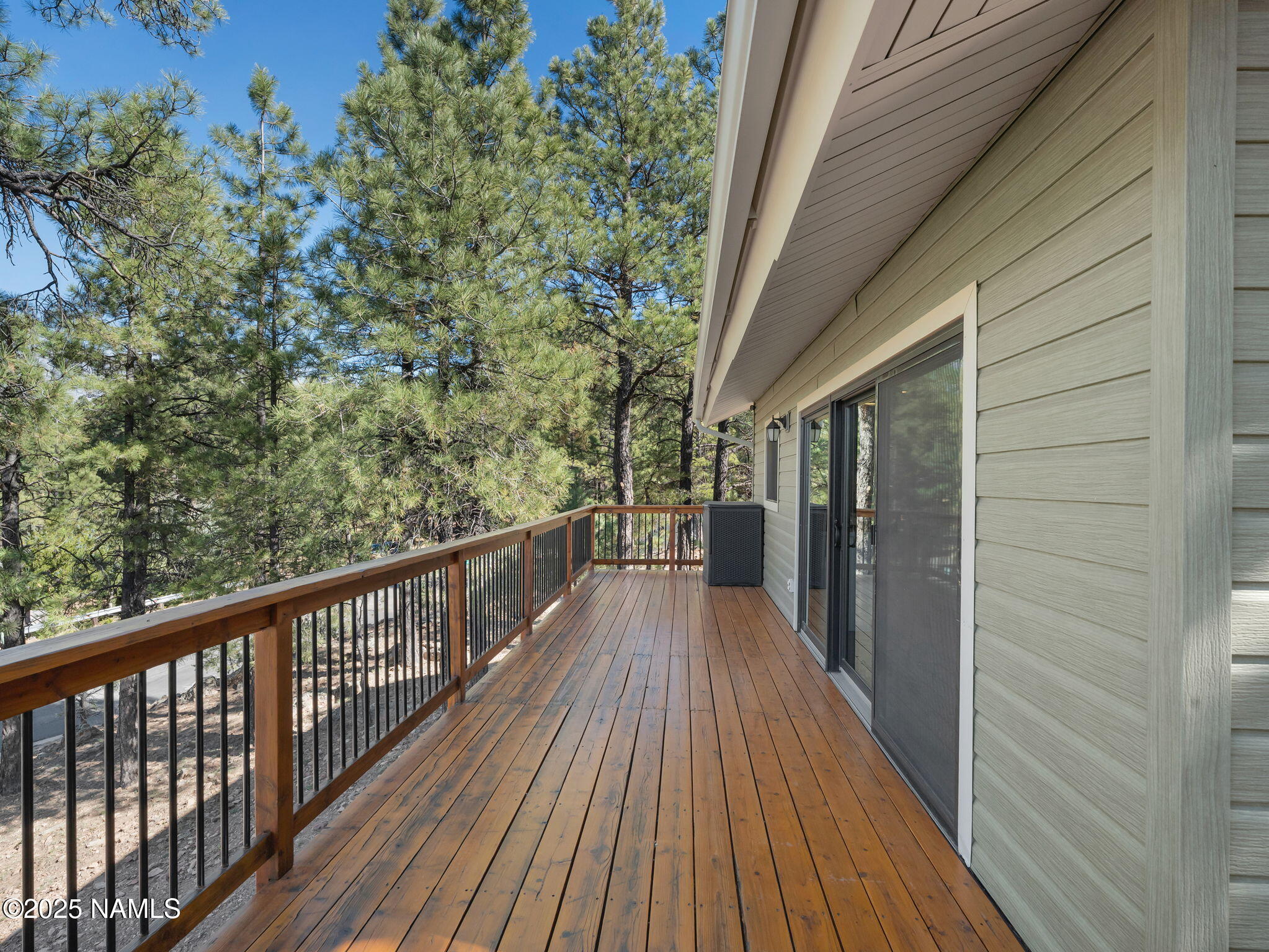 2201 North Fox Hill Road Flagstaff, AZ 86004 - Photo 19 of 38 a view of balcony with wooden floor