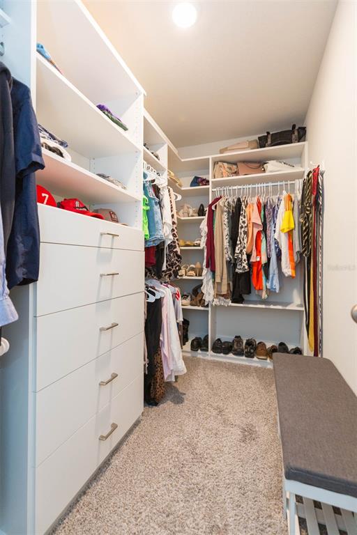 2760 Emory Sound Place Brandon, FL 33510 - Photo 40 of 52 a view of walk in closet with clothes