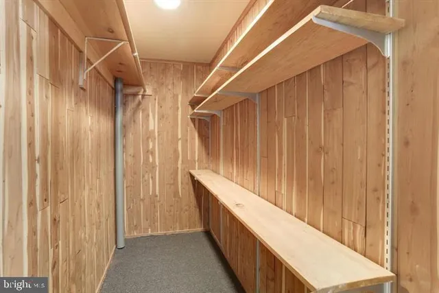 a view of walk in closet