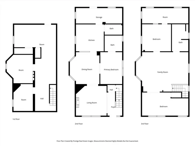a front view of a house with entryway and wooden floor