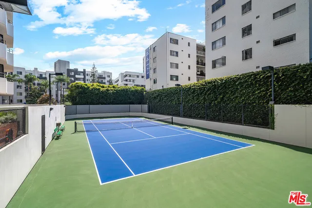 a view of a tennis court