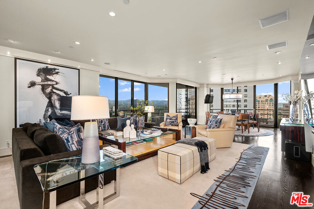 10601 Wilshire Boulevard, Unit 1201 Los Angeles, CA 90024 - Photo 5 of 48 a living room with furniture