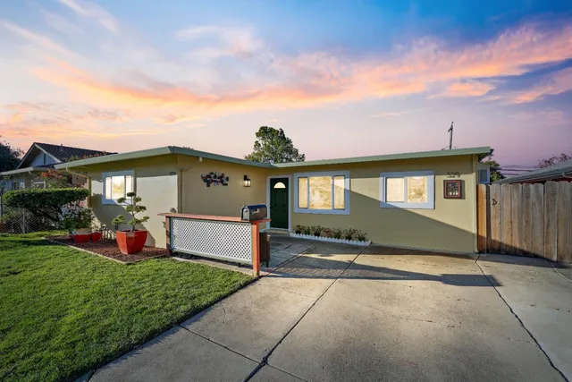 a view of a porch with a garden