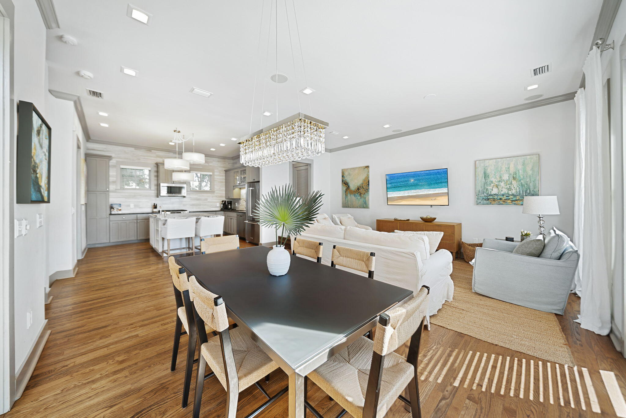 10140 East County Highway 30A, Unit 2 Inlet Beach, FL 32461 - Photo 28 of 92 a view of a dining room with furniture