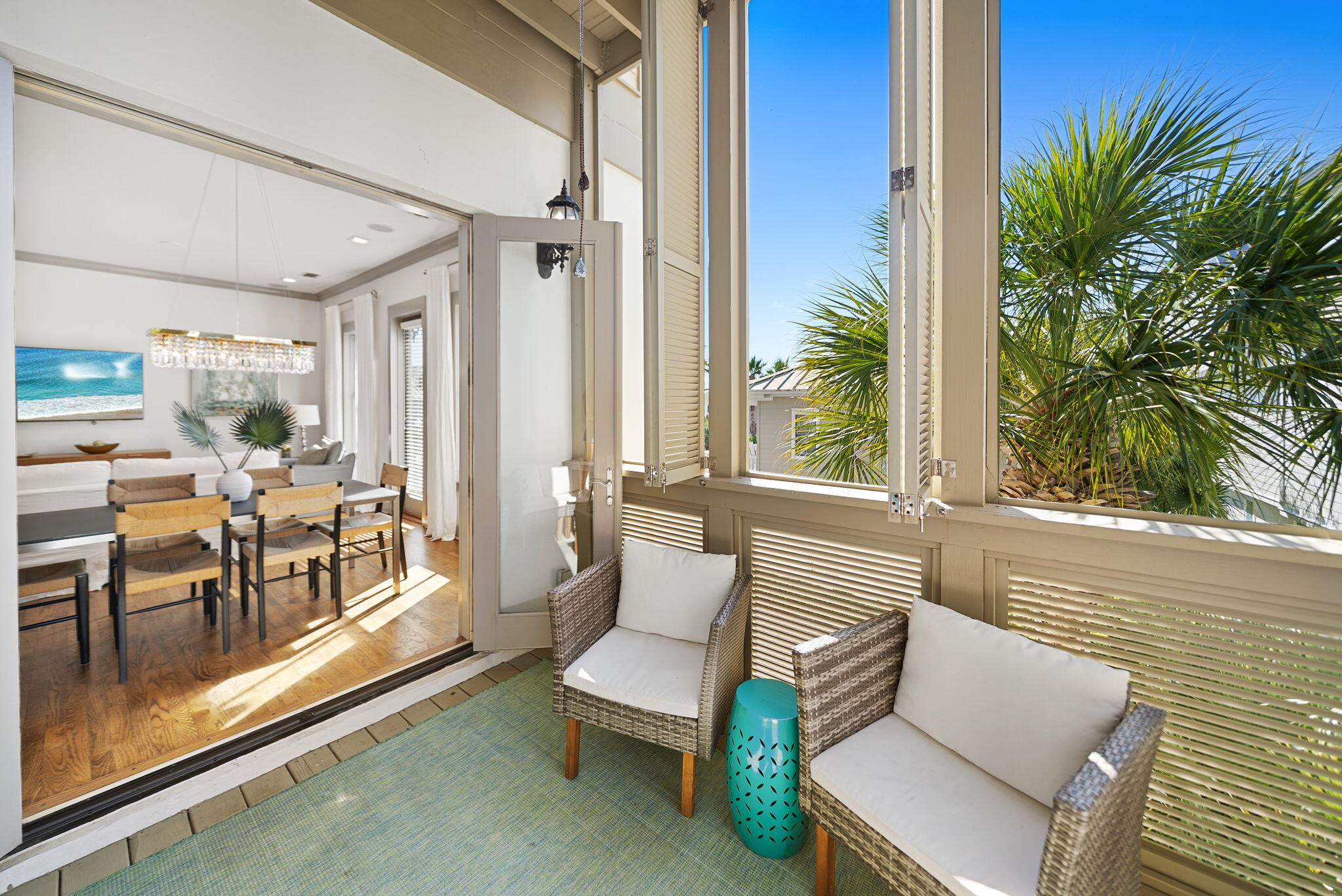 10140 East County Highway 30A, Unit 2 Inlet Beach, FL 32461 - Photo 32 of 92 Covered Balcony