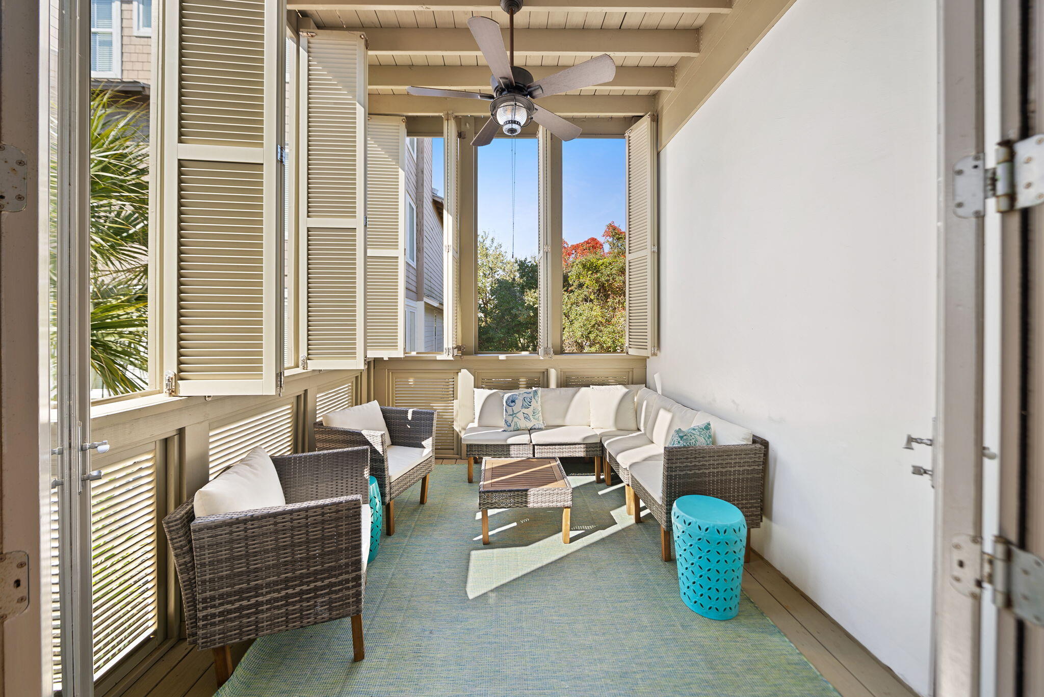 10140 East County Highway 30A, Unit 2 Inlet Beach, FL 32461 - Photo 34 of 92 Covered Balcony