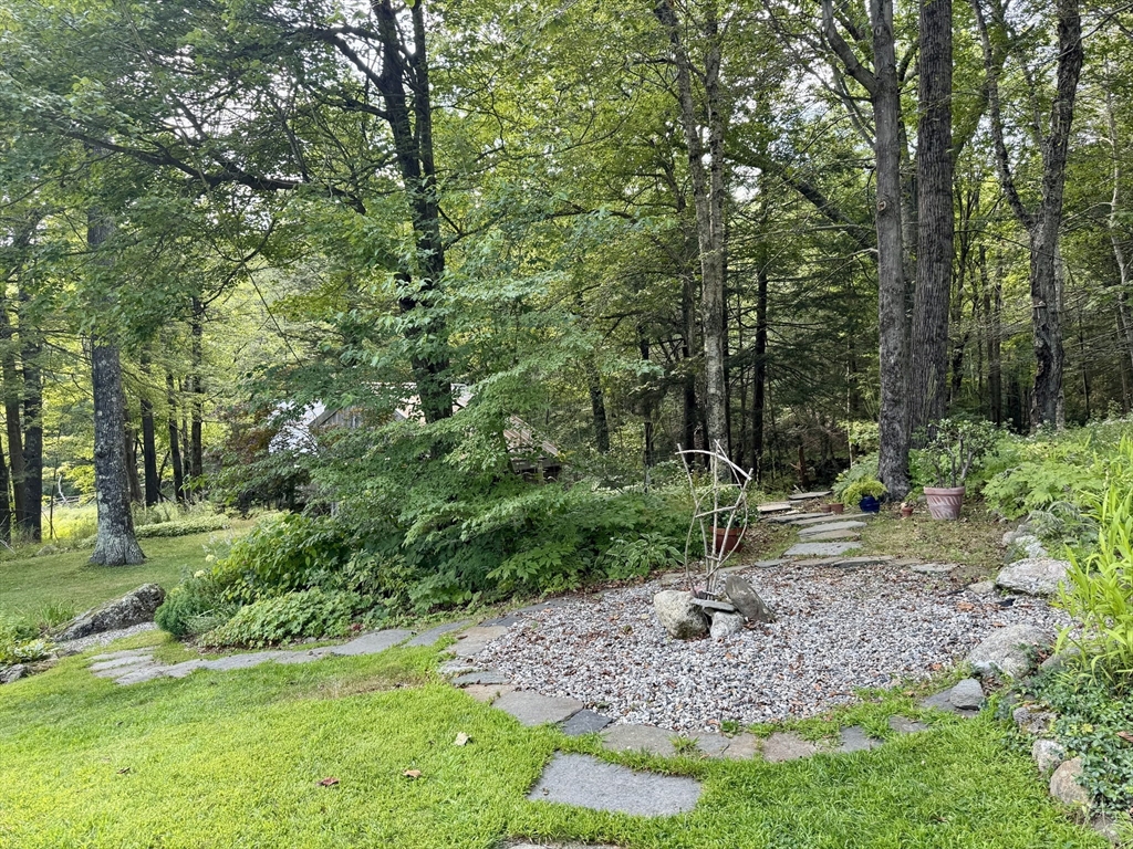 1450 W Road Ashfield, MA 01330 - Photo 30 of 36 a view of a backyard