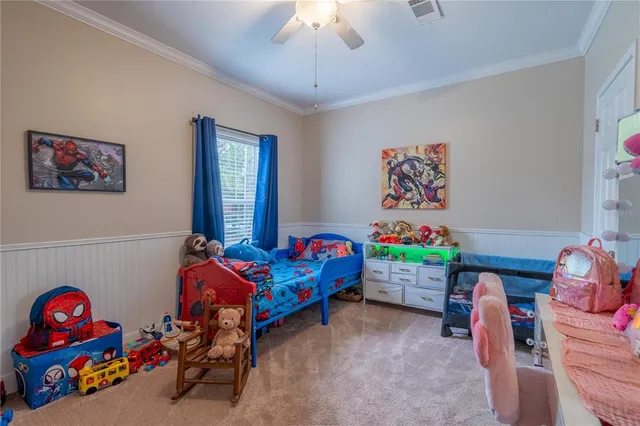 a children room with toys