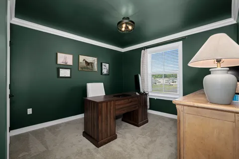 a room with furniture and window