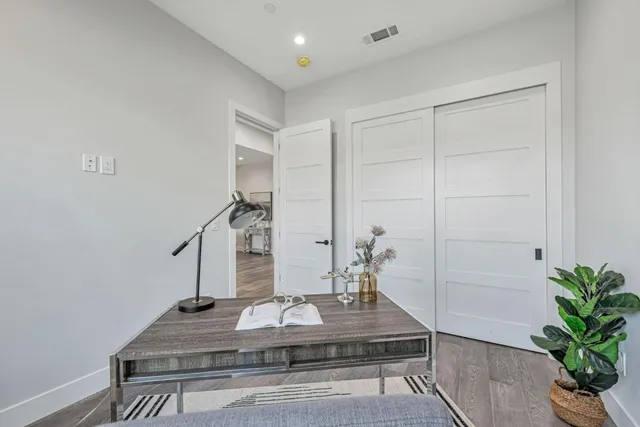 a view of an empty room