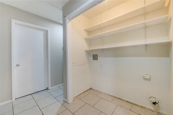 a view of an empty room