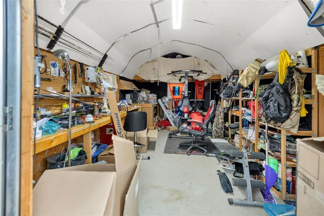 an aerial view of forest