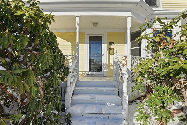 a view of the entrance door of the house