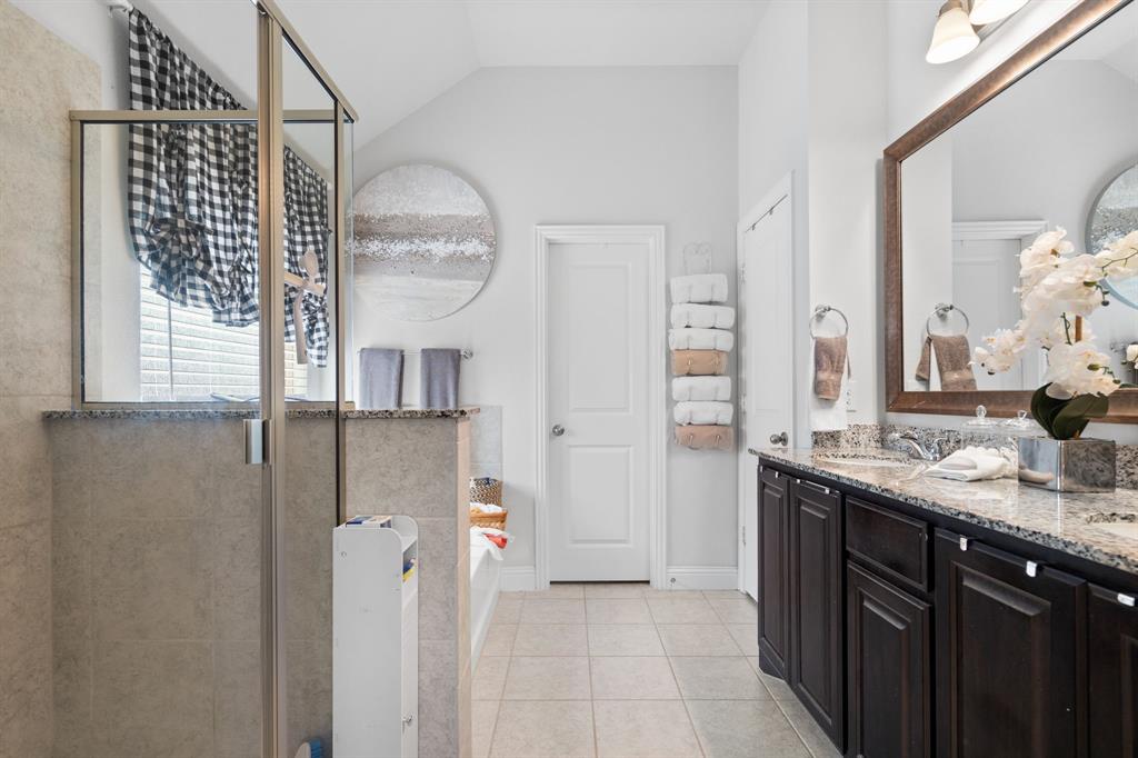 3724 Ranchers Ridge Krum, TX 76249 - Photo 18 of 32 Luxurious primary bath retreat!