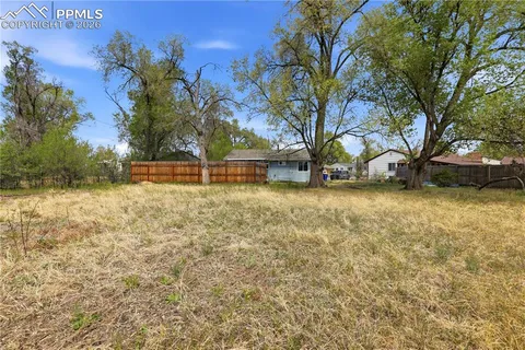 a view of a yard of the house